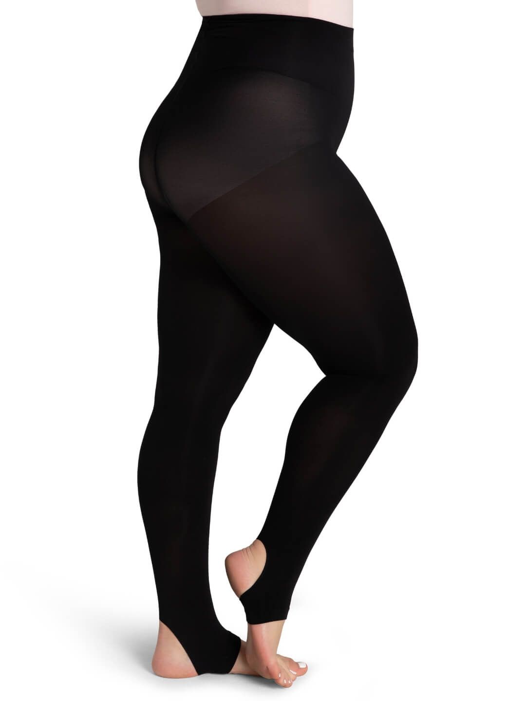 ULTRA SOFT STIRRUP TIGHT-ADULT-, Color: BLK -, Size: S/M
