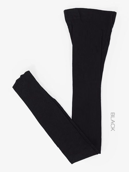 TOTAL STRETCH FOOTED TIGHTS-CHILD-, Color: BLK -, Size: M/L (8-12)