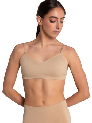 SEAMLESS CLEAR BACK SWEETHEART BANDEAU BRA-ADULT -
