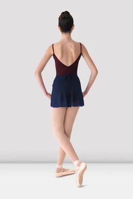 MIRELLA GEORGETTE WRAP SKIRT - NAV - OS