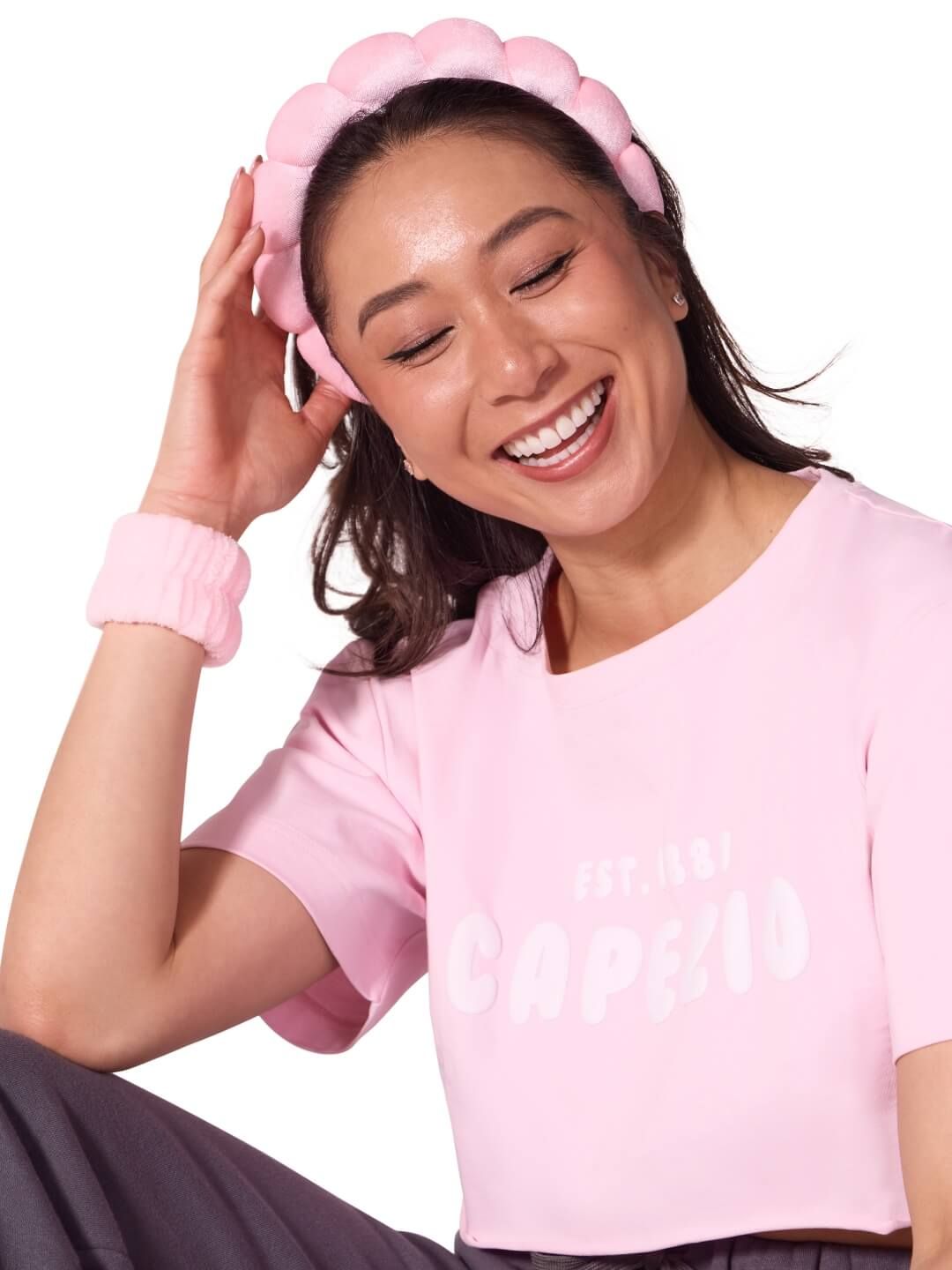 SLAY THE DAY SPA SET - 3 PIECE -, Color: PNK