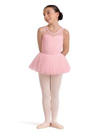 EMBROIDERED BACK TANK DRESS-CHILD -