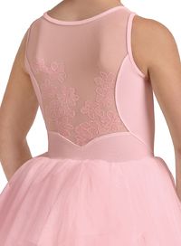EMBROIDERED BACK TANK DRESS-CHILD -