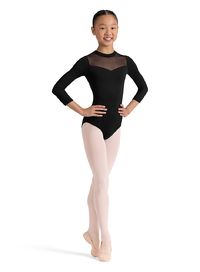 3/4 SLV EMB LEOTARD-CHILD -