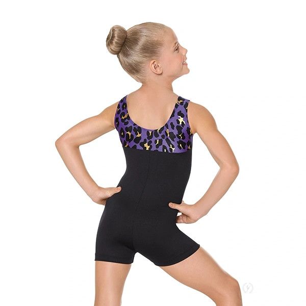 LUXE LEOPARD GYM BIKETARD-CHILD-