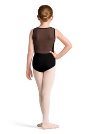 BOAT NECK PRINT LEOTARD-CHILD-