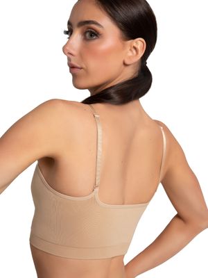 SEAMLESS CONVERTIBLE LONGLINE BRA-ADULT-