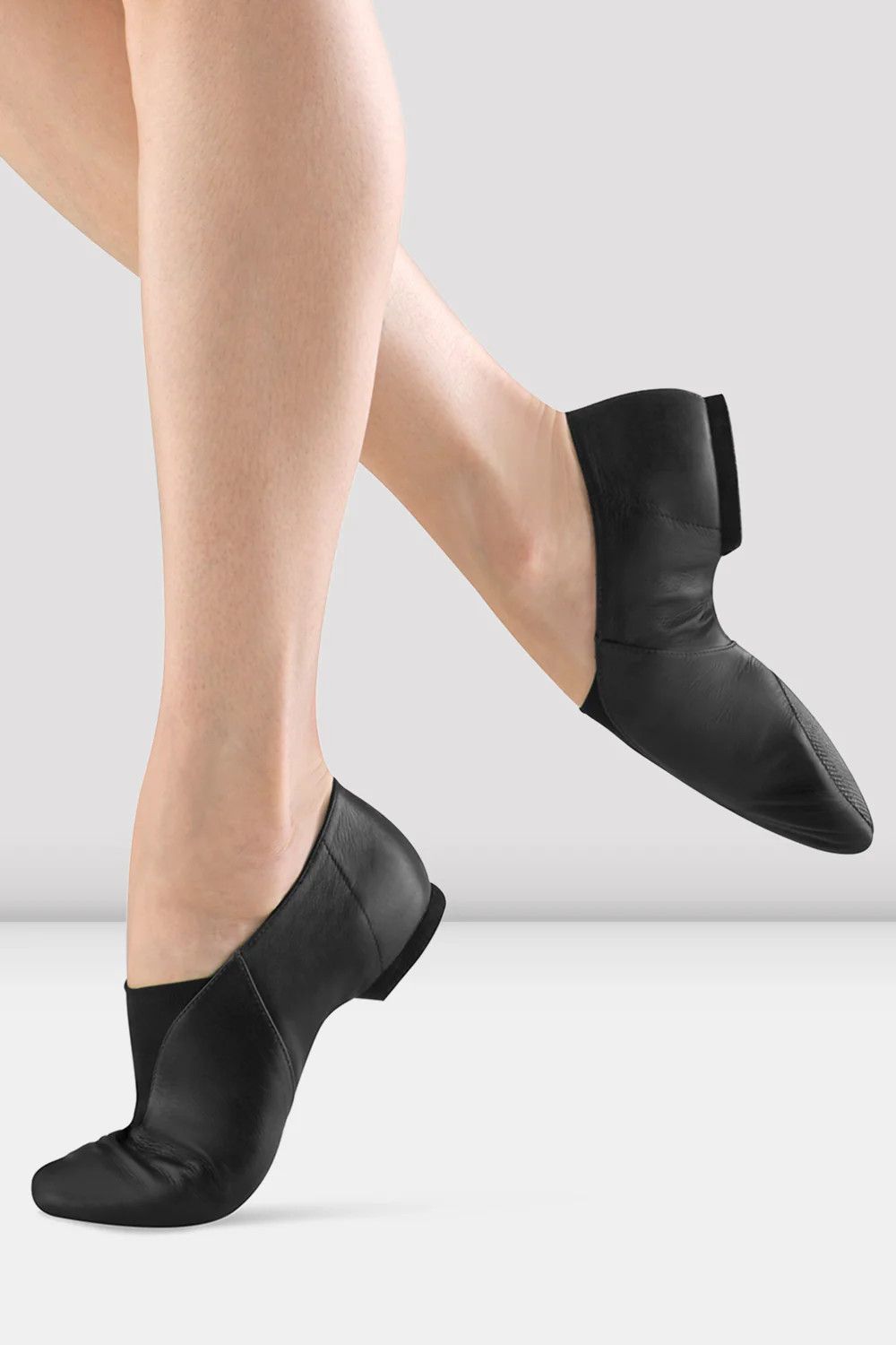 SUPER JAZZ SLIP ON JAZZ SHOE-ADULT -, Color: BLK -, Size: 4