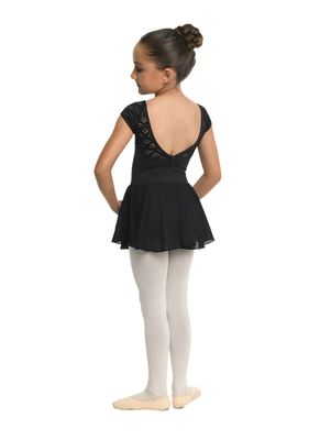 NICOLE HEART LACE CAP SLEEVE DRESS-CHILD-