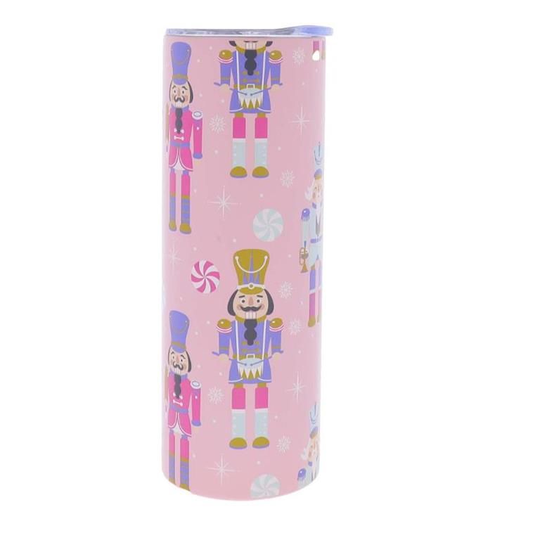 WHIMSY NUTCRACKER 20 OZ SKINNY TUMBLER
