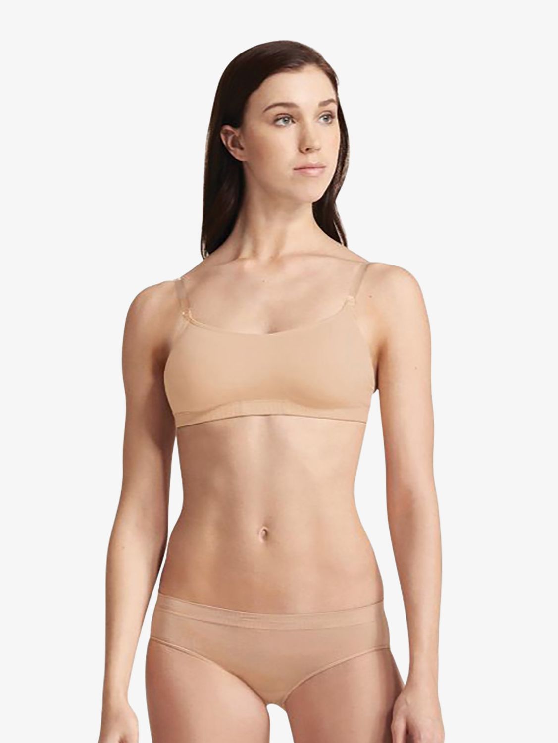 CAMISOLE BRA W/ BRATEK-ADULT-, Color: NUD-, Size: XLA