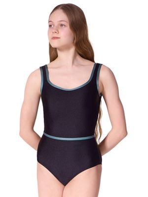 ENCHANTED CONTRAST GRACEFUL TANK LEOTARD-ADULT-