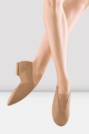 SUPER JAZZ SLIP ON JAZZ SHOE-TOTS -, Color: TAN -, Size: 8
