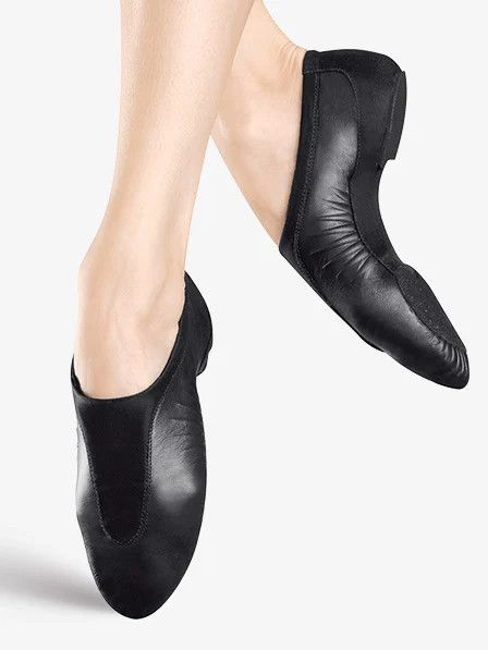 PULSE JAZZ SHOE-ADULT-, Color: BLK -, Size: 4, Width: M