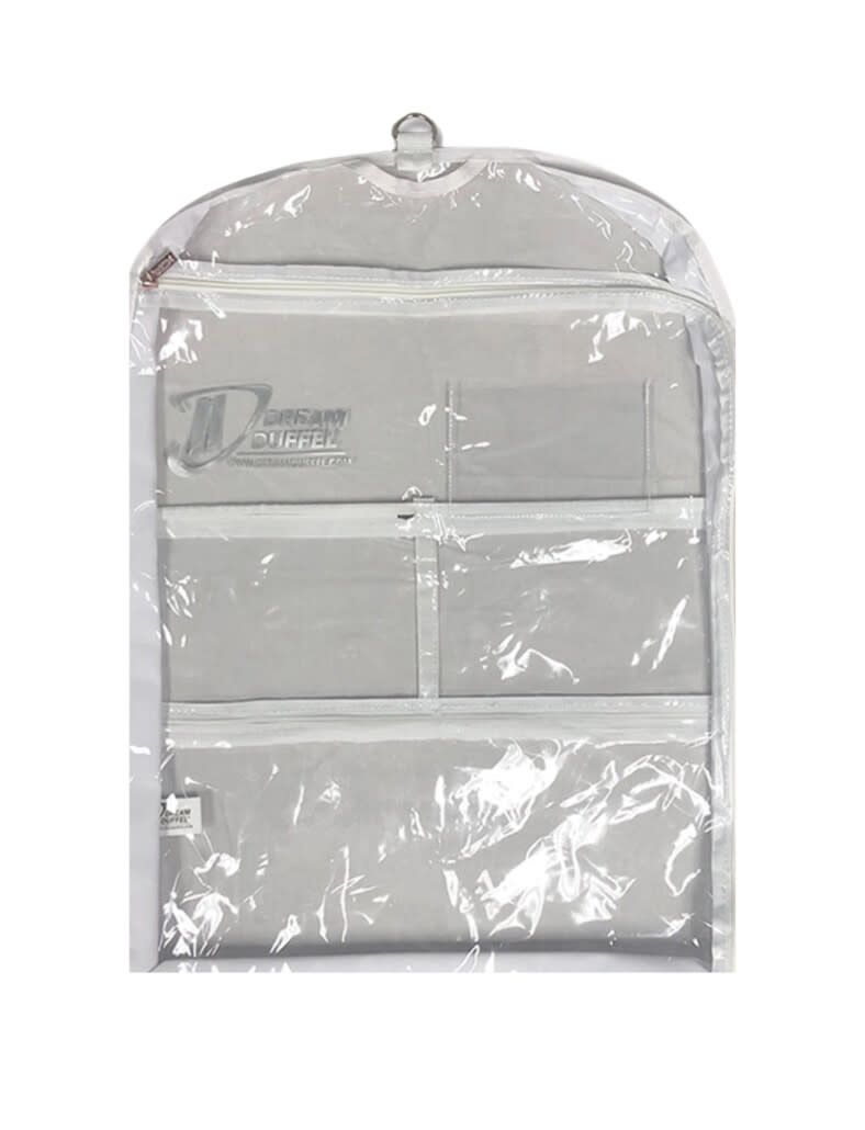 DD SHORT GUSSET GARMENT BAG - WHT