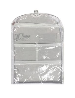 DD SHORT GUSSET GARMENT BAG - WHT