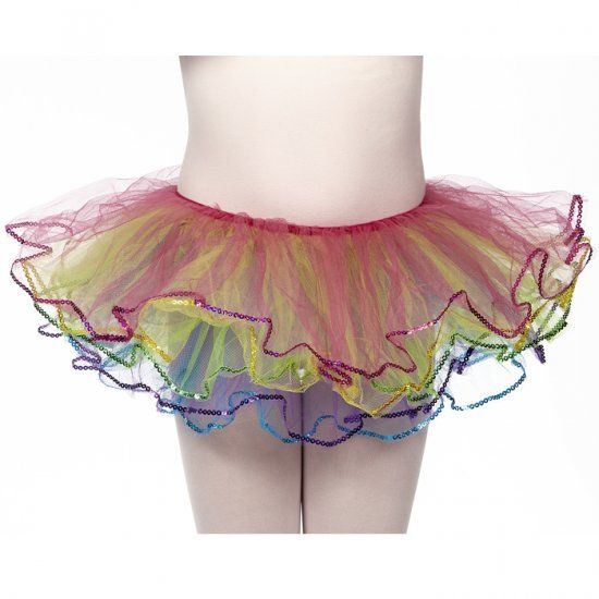 5-LAYER RAINBOW TUTU - SIZE 6/8