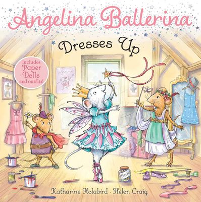 ANGELINA BALLERINA DRESSES UP BOOK