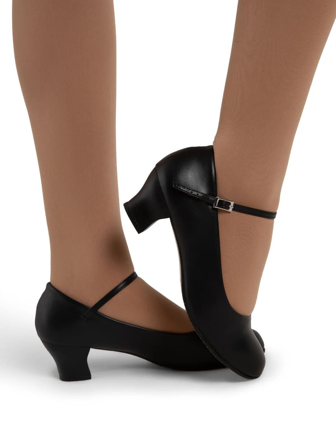 MIA JR 1.5" CHARACTER SHOE-ADULT-, Color: BLK -, Size: 4, Width: M