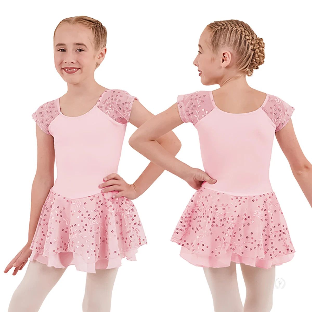 ENCHANTED DREAMS CAP SLV DRESS-CHILD-, Color: LPK -, Size: XSC