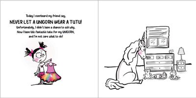NEVER LET A UNICORN WEAR A TUTU BOOK