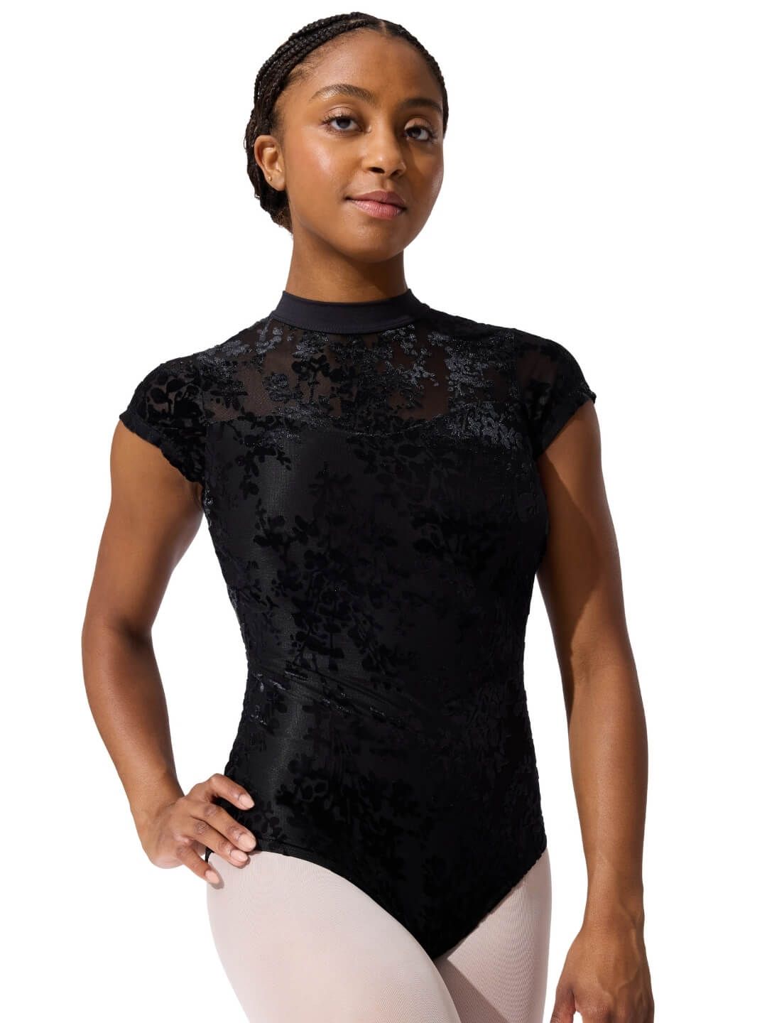 RUDI MOCK NECK SS LEOTARD-ADULT-