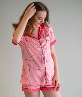ALWAYS HERE FOR YOU SILK PAJAMAS-ADULT-