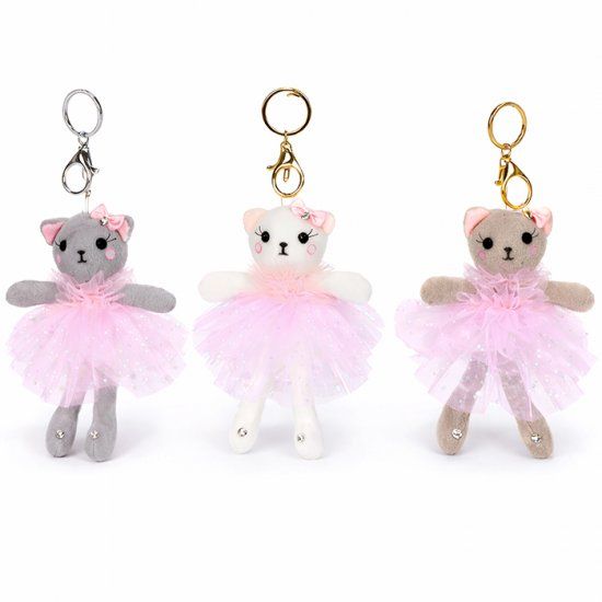 BALLERINA KITTEN BAG TAG -