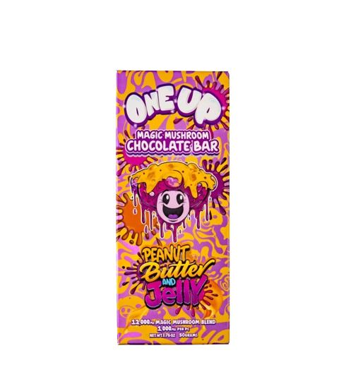 One Up Chocolate Bars, Flavor: Peanut Butter and Jelly