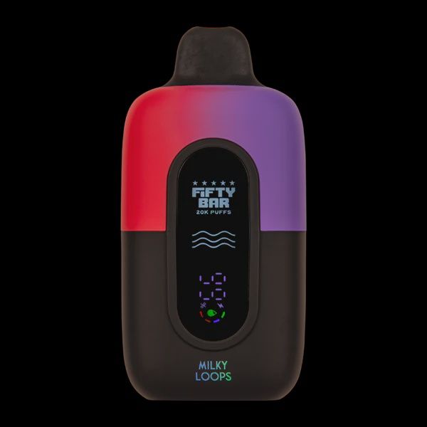 Fifty Bar 20k Puff, Flavor: Milky Loops