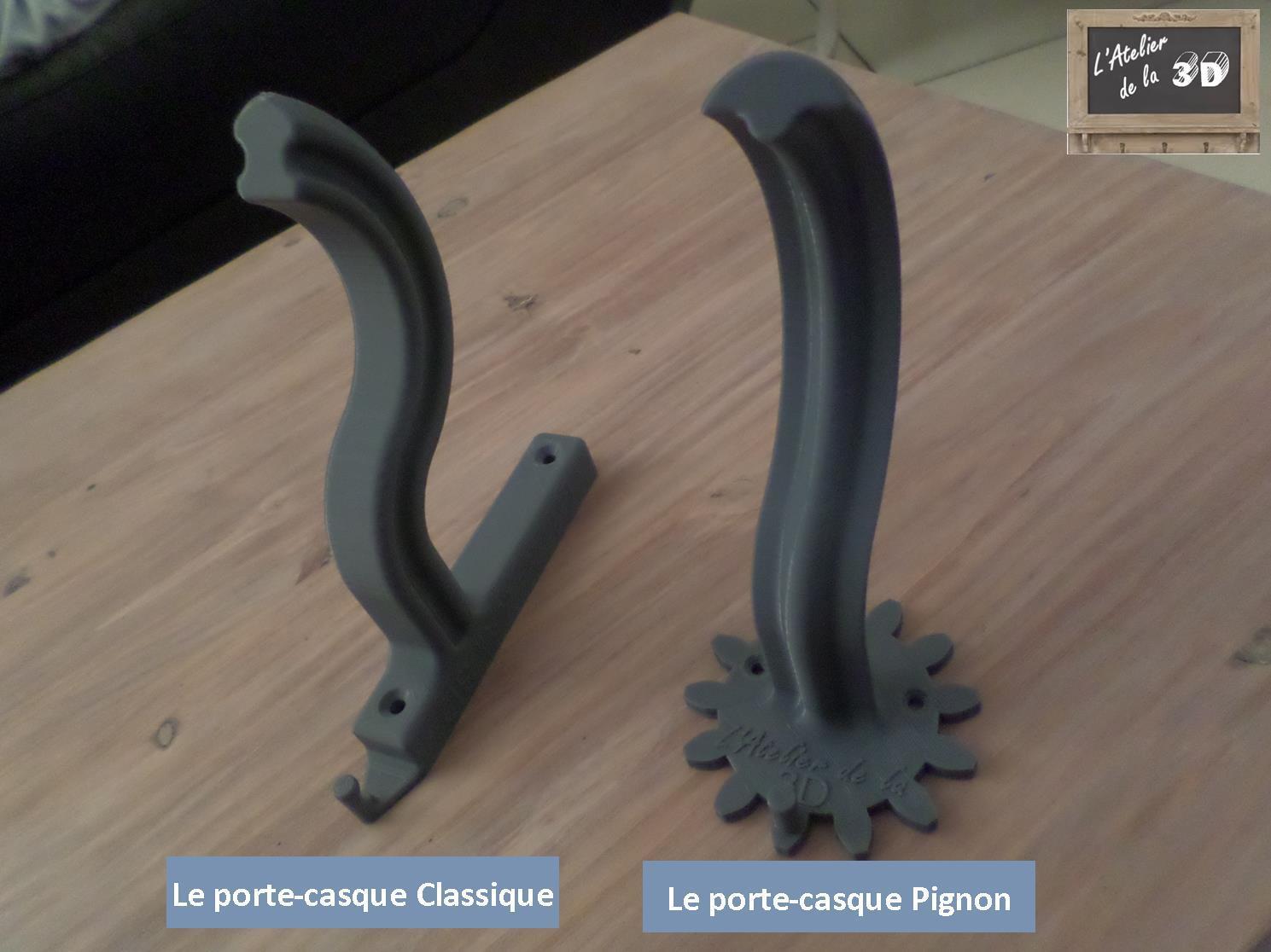 Porte-casque de moto