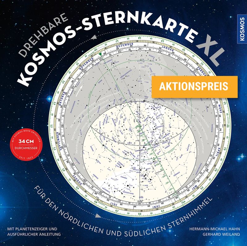 Drehbare Kosmos XL Sternkarte - Thumb