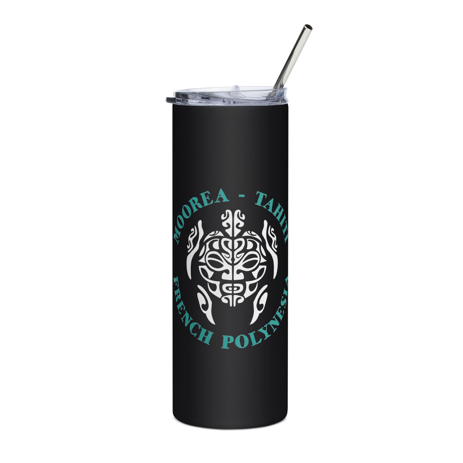 Moorea Tahiti Sea Turtle, French Polynesia Stainless Steel Tumbler