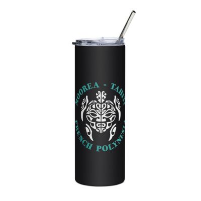 Moorea Tahiti Sea Turtle, French Polynesia Stainless Steel Tumbler