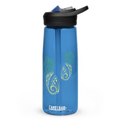 Tribal Tattoo Pineapples Sports Water Bottle