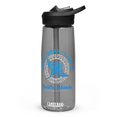 Bora Bora Tahiti Manta Ray Tribal Tattoo Sports Water Bottle
