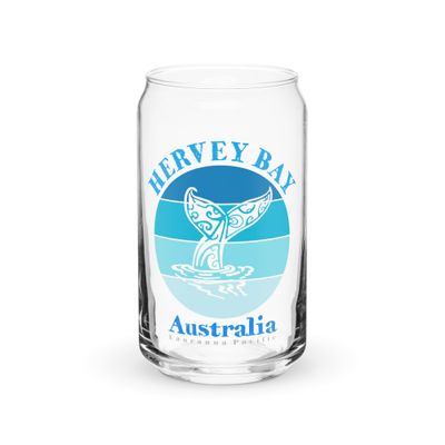 Whale Tail Hervey Bay Australia Ocean Can-Shaped Glass