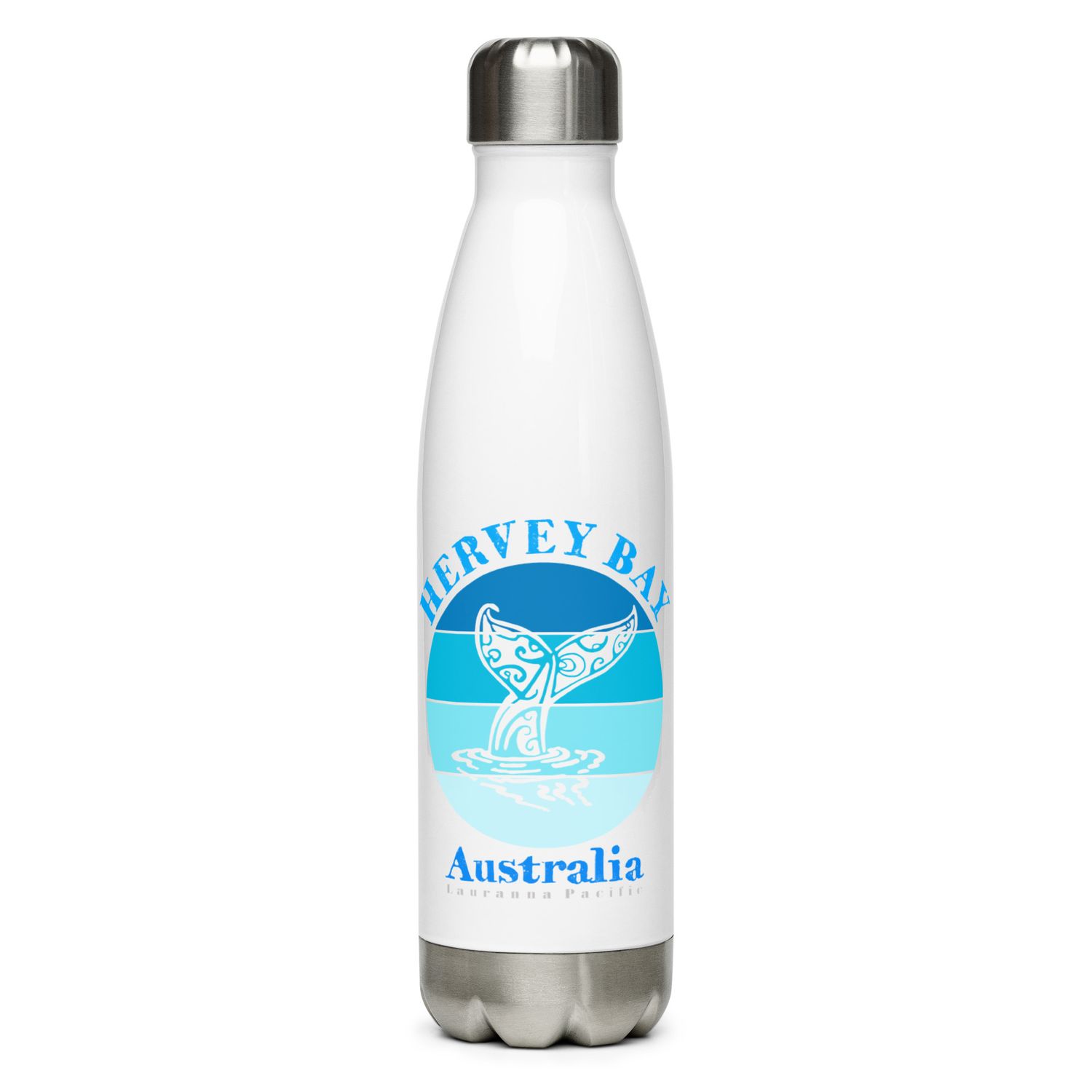 Whale Tail Hervey Bay Australia Ocean Stainless Steel Water Bottle