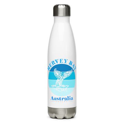 Whale Tail Hervey Bay Australia Ocean Stainless Steel Water Bottle