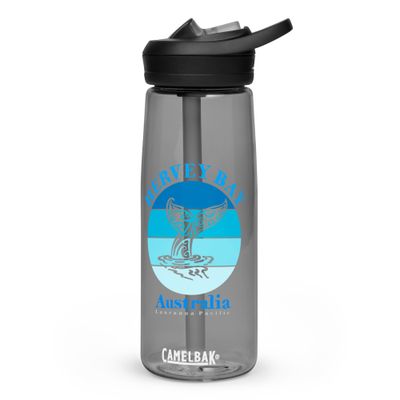 Whale Tail Hervey Bay Australia Ocean Sports Water Bottle