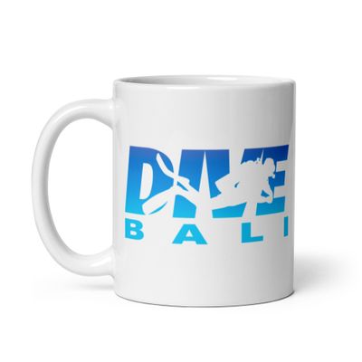 Dive Bali, Scuba Diving in Bali White Coffee Mug