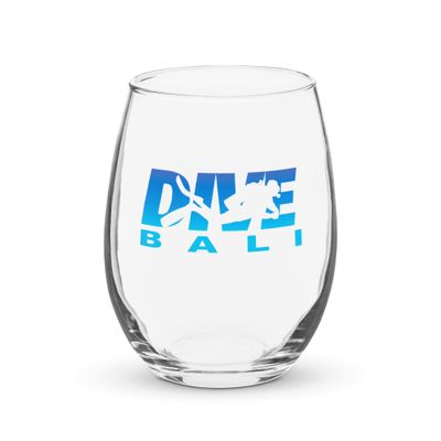 Dive Bali, Scuba Diving in Bali Stemless Wine Glass