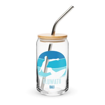 Surfing Uluwatu Bali, Indonesian Surfer Can-Shaped Glass