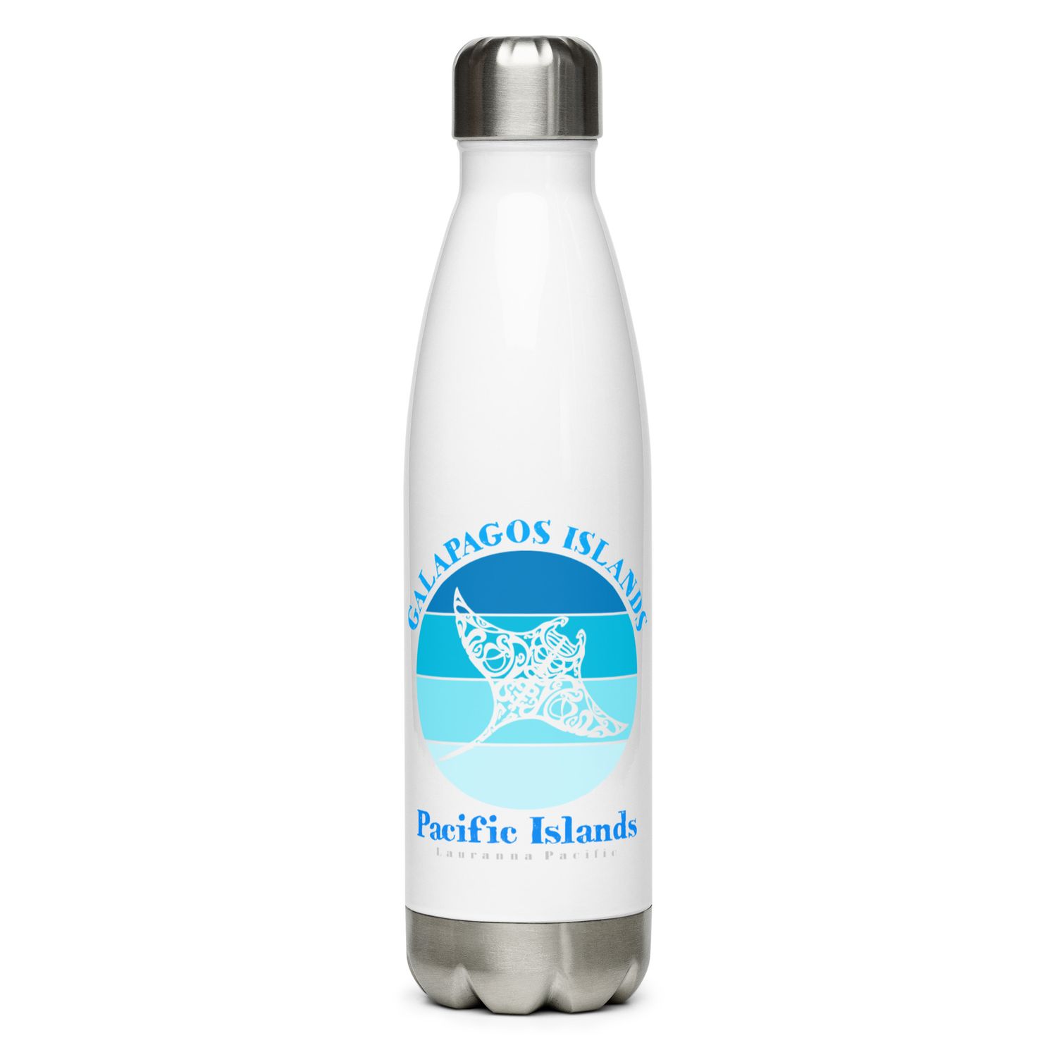 Manta Ray Galapagos Islands Ocean Stainless Steel Water Bottle