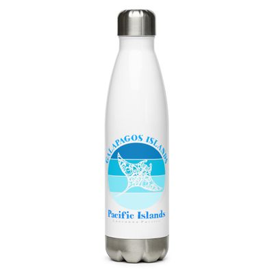 Manta Ray Galapagos Islands Ocean Stainless Steel Water Bottle