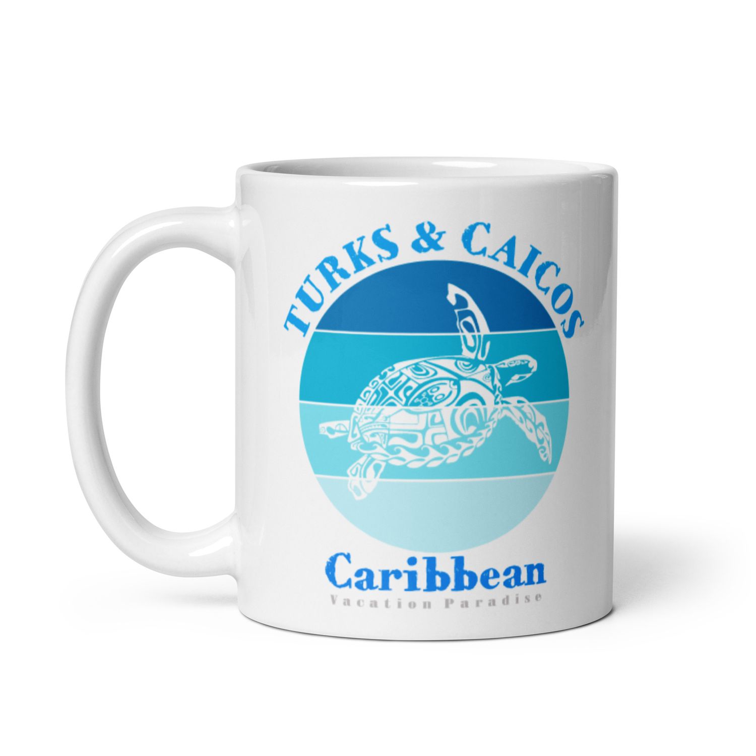 Sea Turtle Turks and Caicos Ocean White Coffee Mug