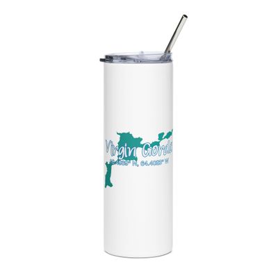 Virgin Gorda Island Coordinates, Tourist Vacation Stainless Steel Tumbler