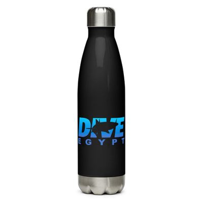 Dive Egypt with Shark, Scuba Diving in Egypt Stainless Steel Water Bottle