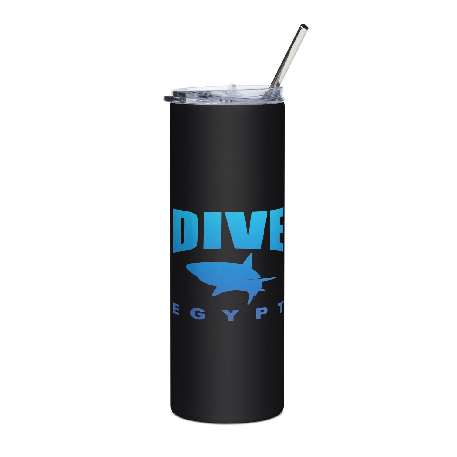 Dive Egypt with Shark, Scuba Diving in Egypt with Sharks Stainless Steel Tumbler