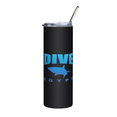 Dive Egypt with Shark, Scuba Diving in Egypt with Sharks Stainless Steel Tumbler